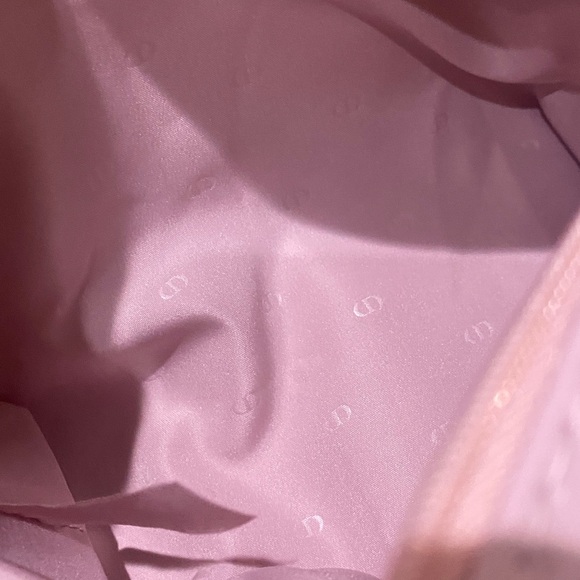 Dior Light Pink Patent CD Embossed Cosmetic Pouch - Picture 6 of 6